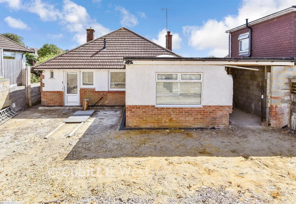 Rear Elevation - Warren Way, Woodingdean, Brighton, East Sussex - Wards of Kent