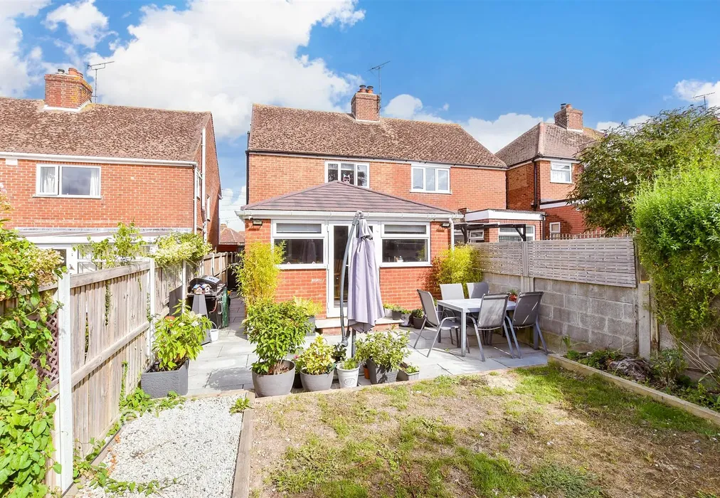 Rear Elevation - Nash Court Gardens, Margate, Kent - Wards of Kent