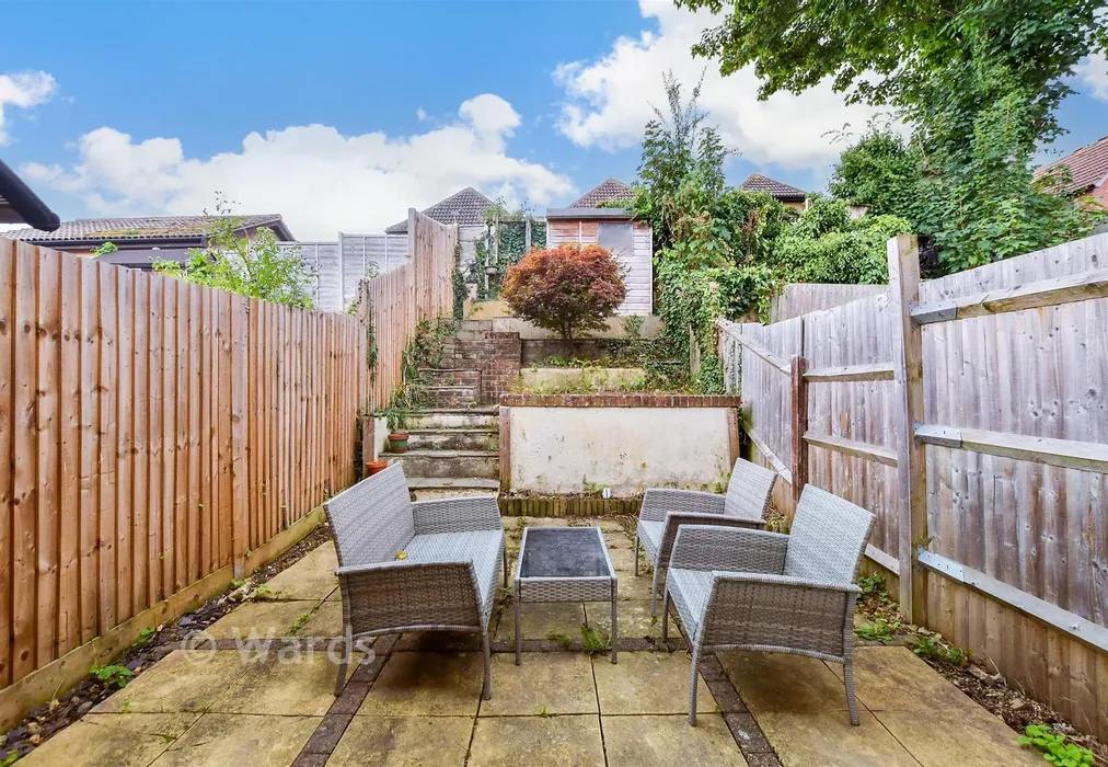 Rear Garden - Western Road, Maidstone, Kent - Wards of Kent