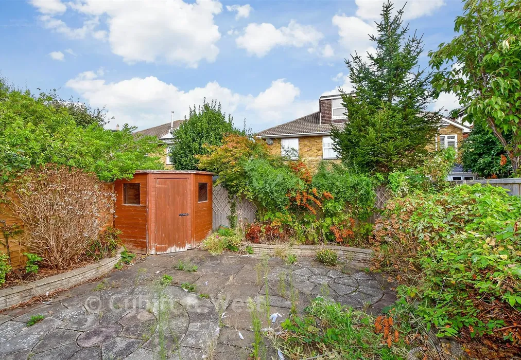Rear Garden - St. Edward's Road, Southsea, Hampshire - Wards of Kent