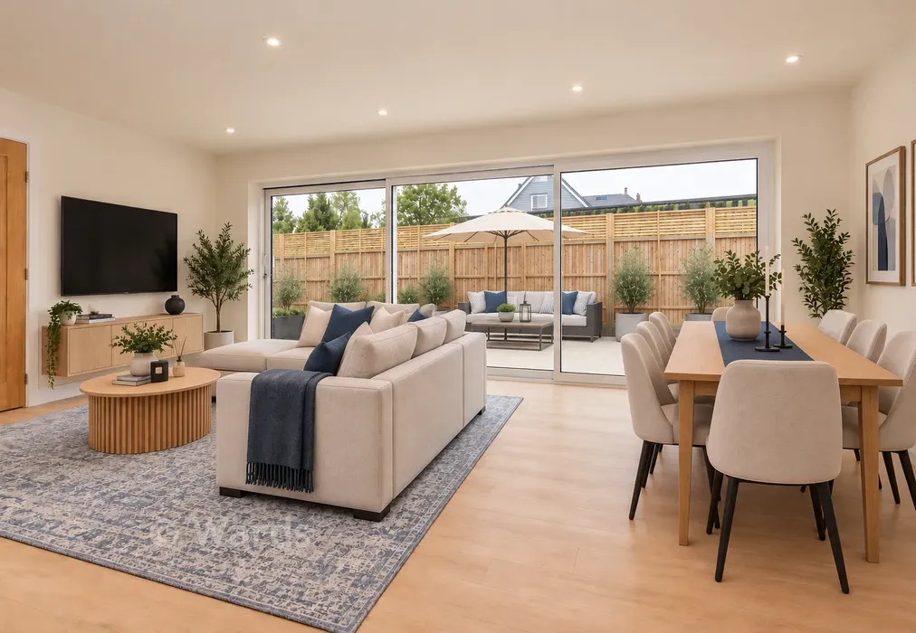 Lounge - Staged Image - Green Meadows, Eythorne, Kent - Wards of Kent