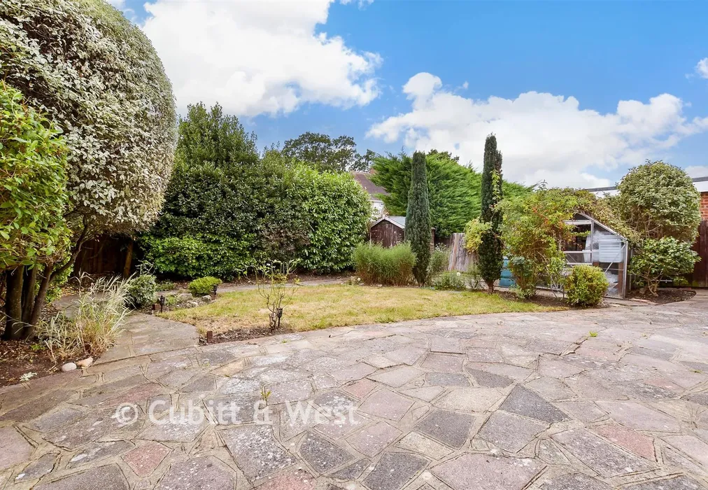 Rear Garden - Camrose Close, Shirley, Croydon, Surrey - Wards of Kent