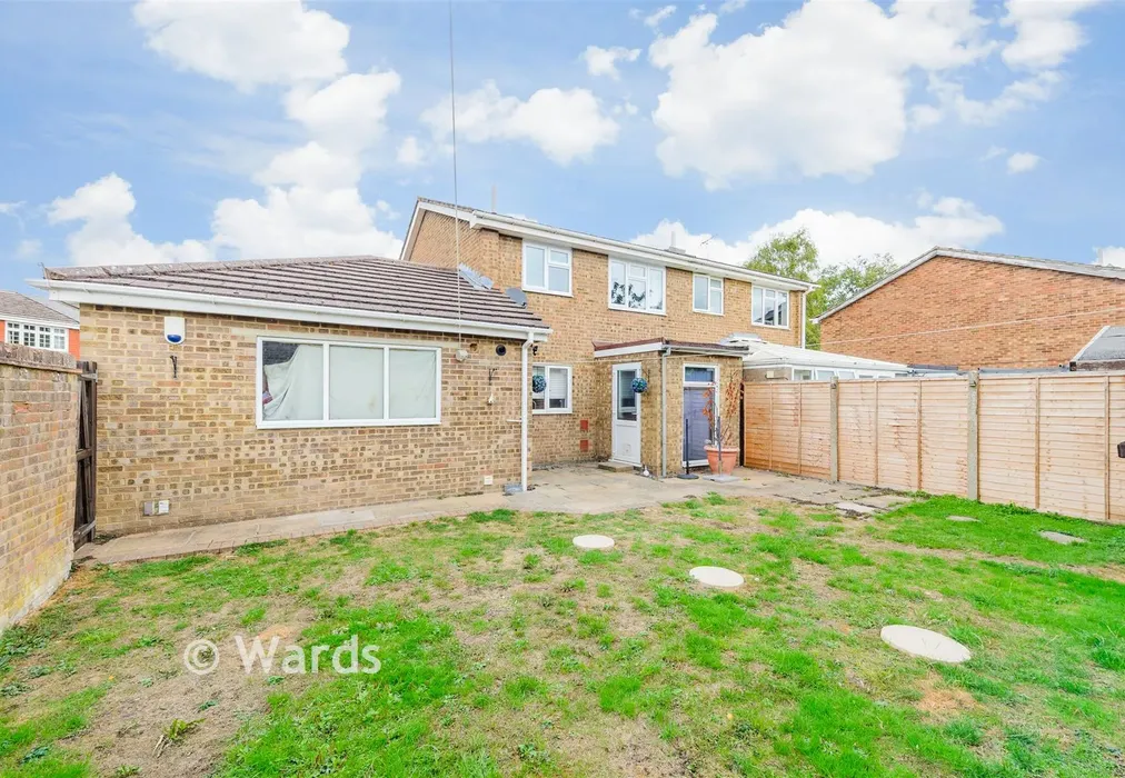 Rear Elevation - Meadow Close, Walderslade, Kent - Wards of Kent