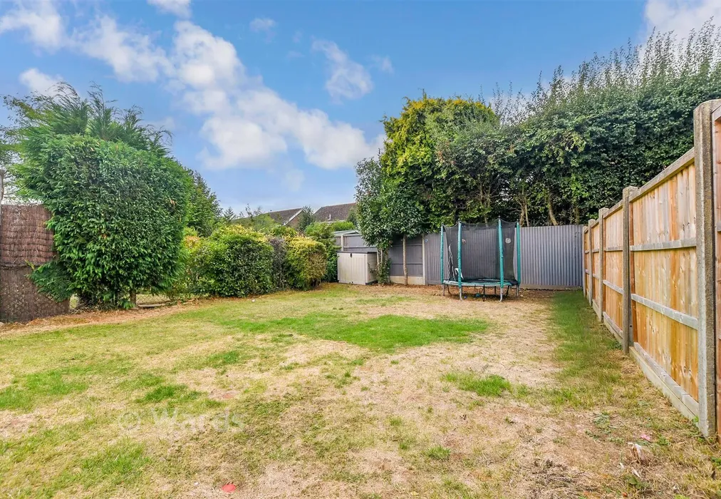 Rear Garden - Leigh Avenue, Loose, Maidstone, Kent - Wards of Kent