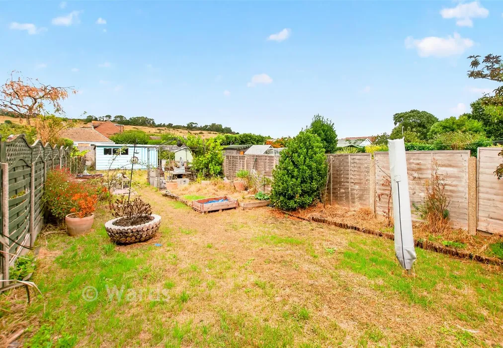 Rear garden - Dymchurch Road, Hythe, Kent - Wards of Kent