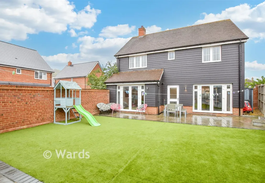 Rear Garden - Keepers Cottage Lane, Wouldham, Rochester, Kent - Wards of Kent