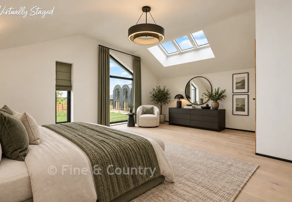 Staged Bedroom 1.2 - Hartdene Barns, Hartfield Road, Cowden, Kent - Wards of Kent