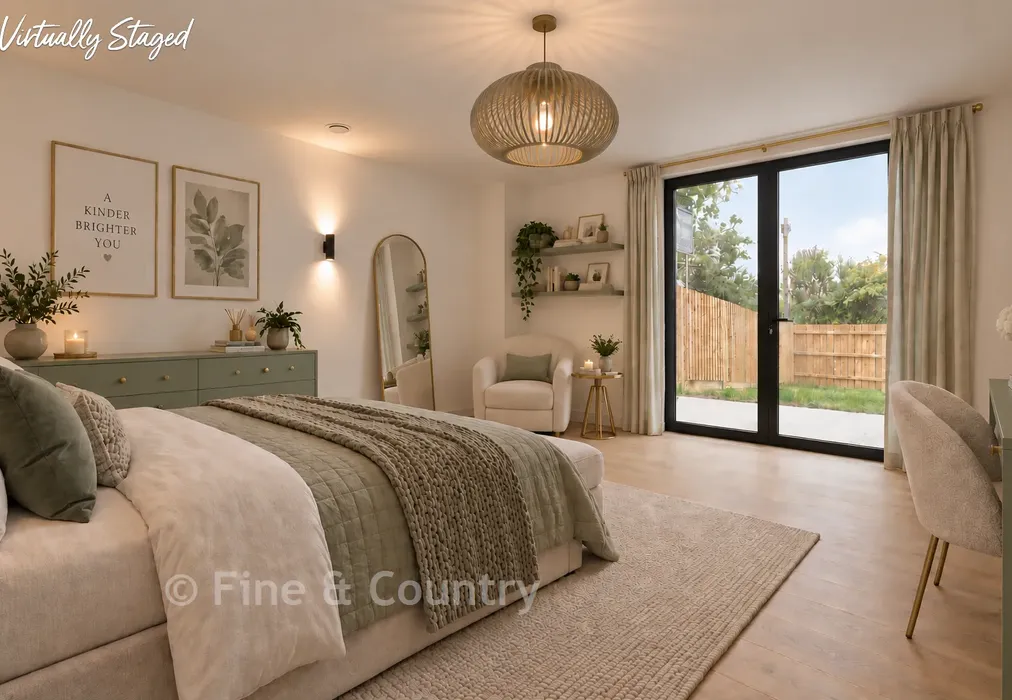 Staged Bedroom 2.2 - Hartdene Barns, Hartfield Road, Cowden, Kent - Wards of Kent