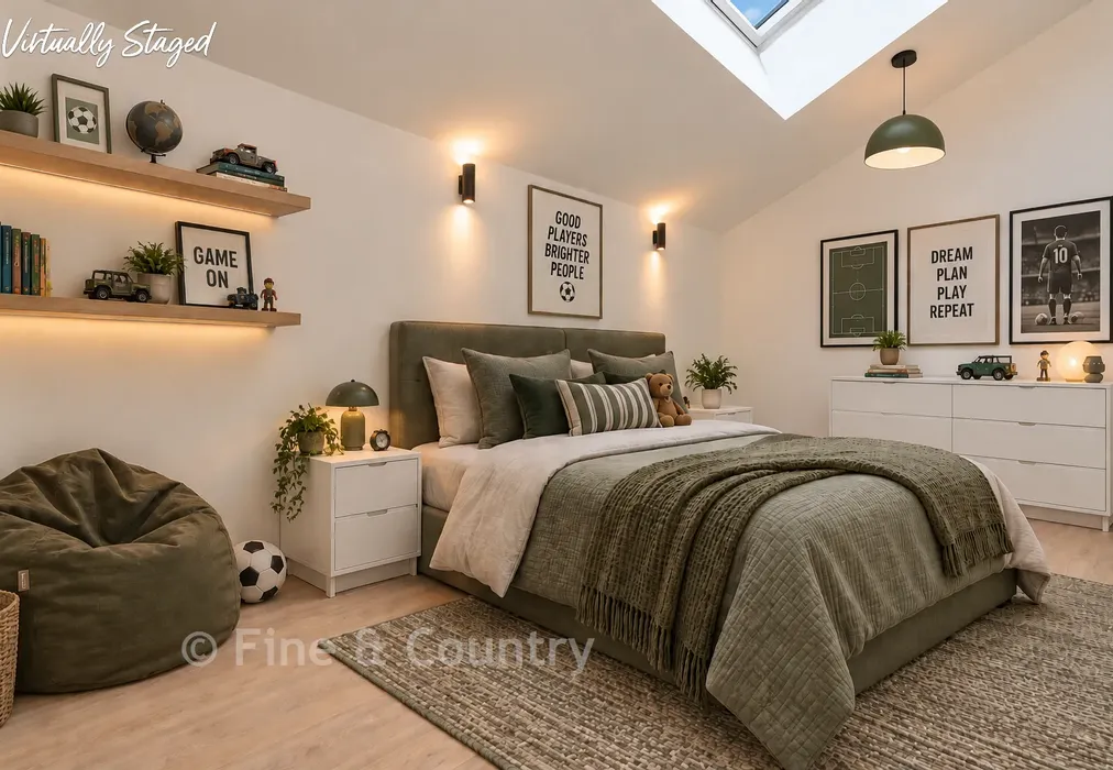 Staged Bedroom 3 - Hartdene Barns, Hartfield Road, Cowden, Kent - Wards of Kent