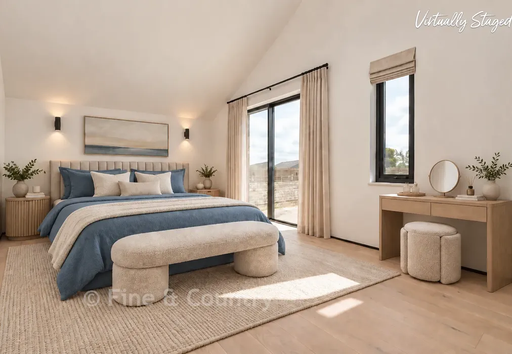 Staged Bedroom 1.1 - Hartdene Barns, Hartfield Road, Cowden, Kent - Wards of Kent