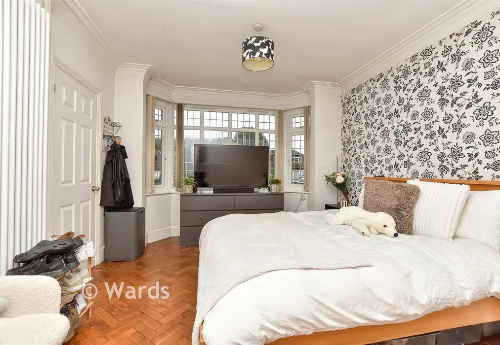 Bedroom 2 - York Avenue, Walderslade, Chatham, Kent - Wards of Kent