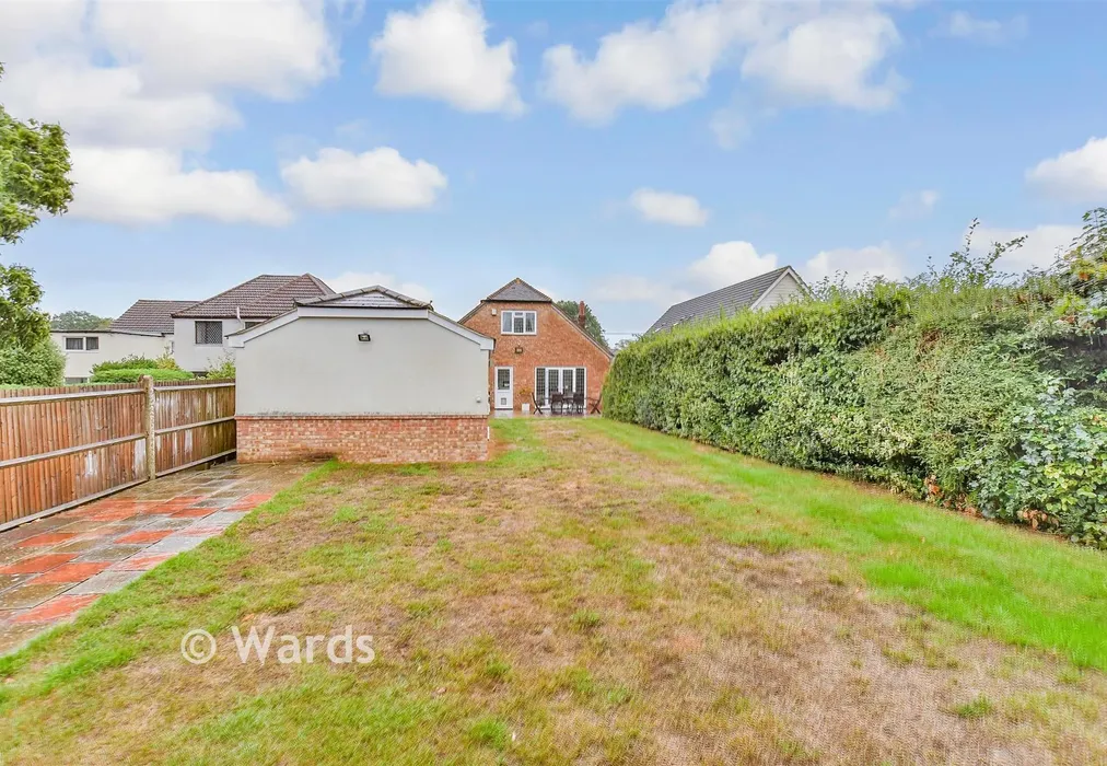 Rear Garden - York Avenue, Walderslade, Chatham, Kent - Wards of Kent
