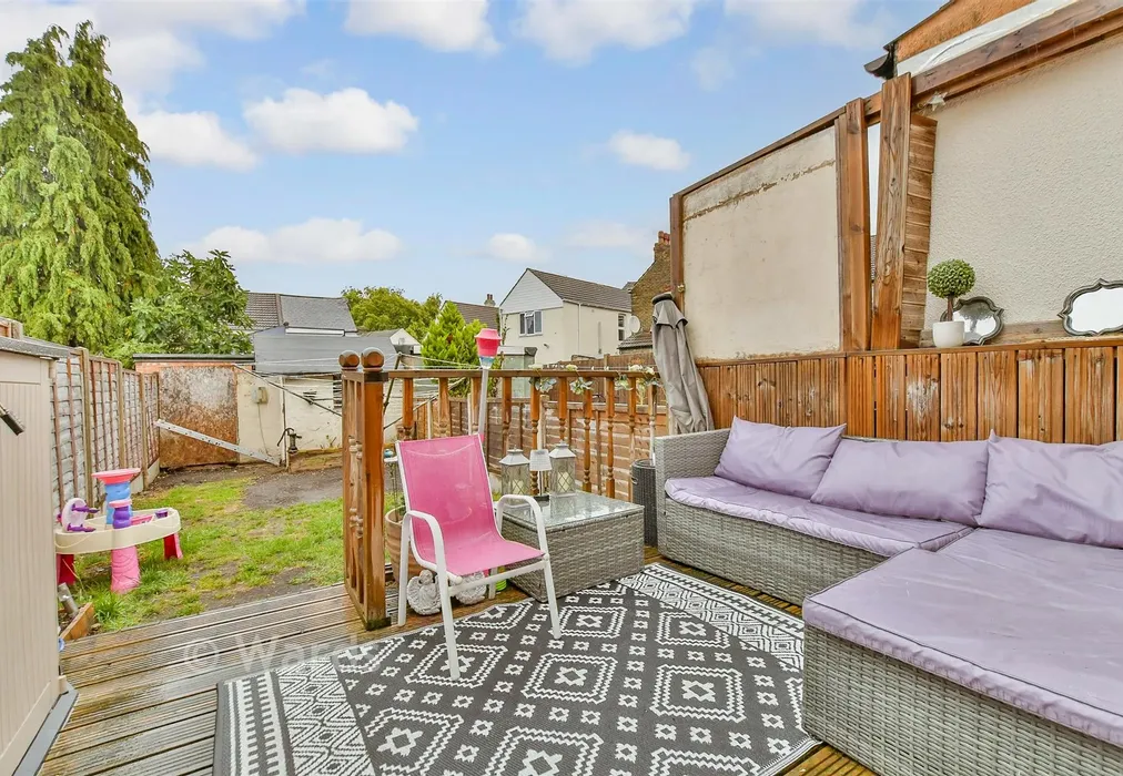 Rear Garden - Eva Road, Gillingham, Kent - Wards of Kent