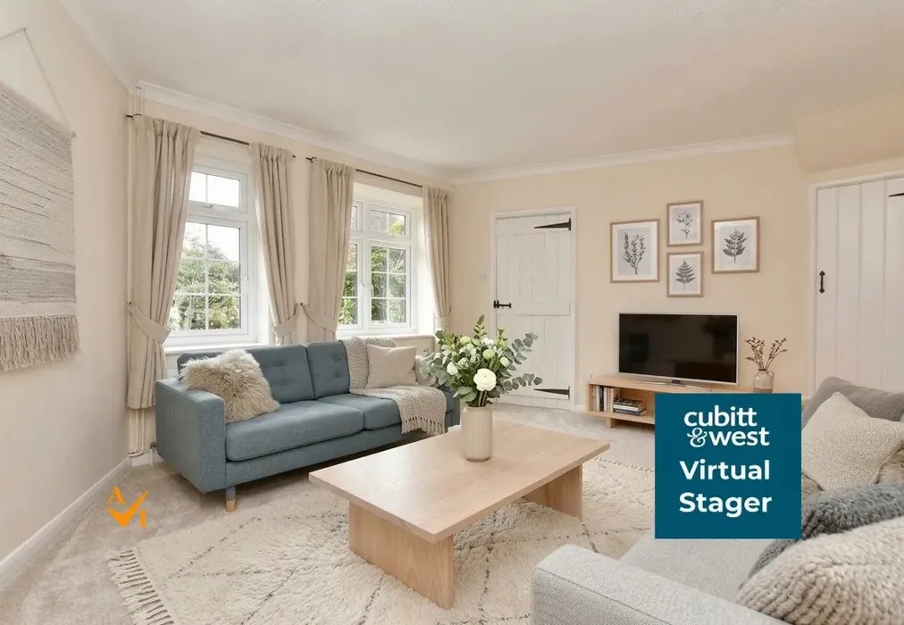 Lounge (Nordic style) - The Hoppety, Tadworth, Surrey - Wards of Kent