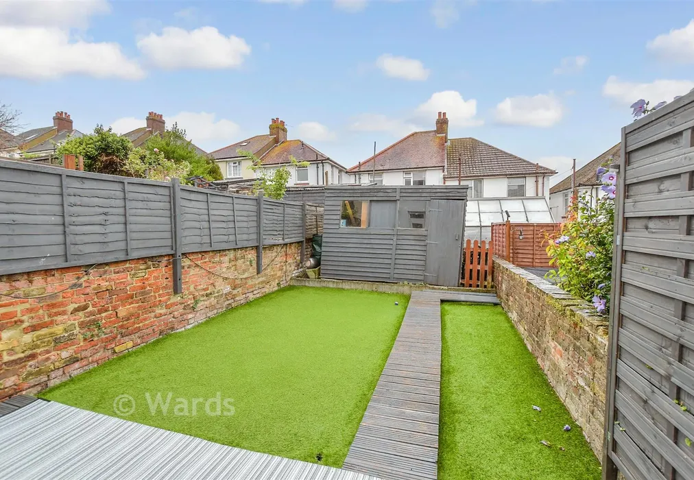 Rear Garden - Astley Avenue, Dover, Kent - Wards of Kent