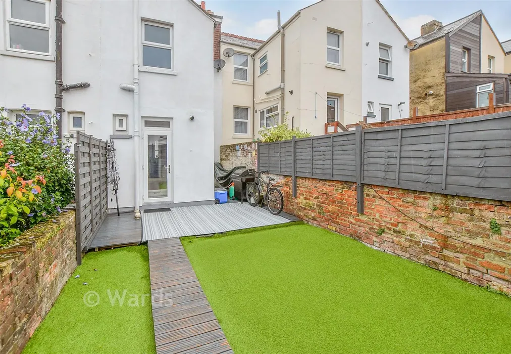 Rear Garden - Astley Avenue, Dover, Kent - Wards of Kent
