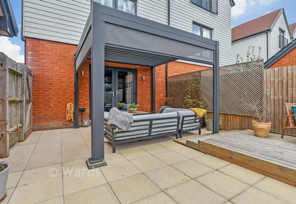 Patio / Decking - Woodland Rise, Chilmington Green, Kent - Wards of Kent