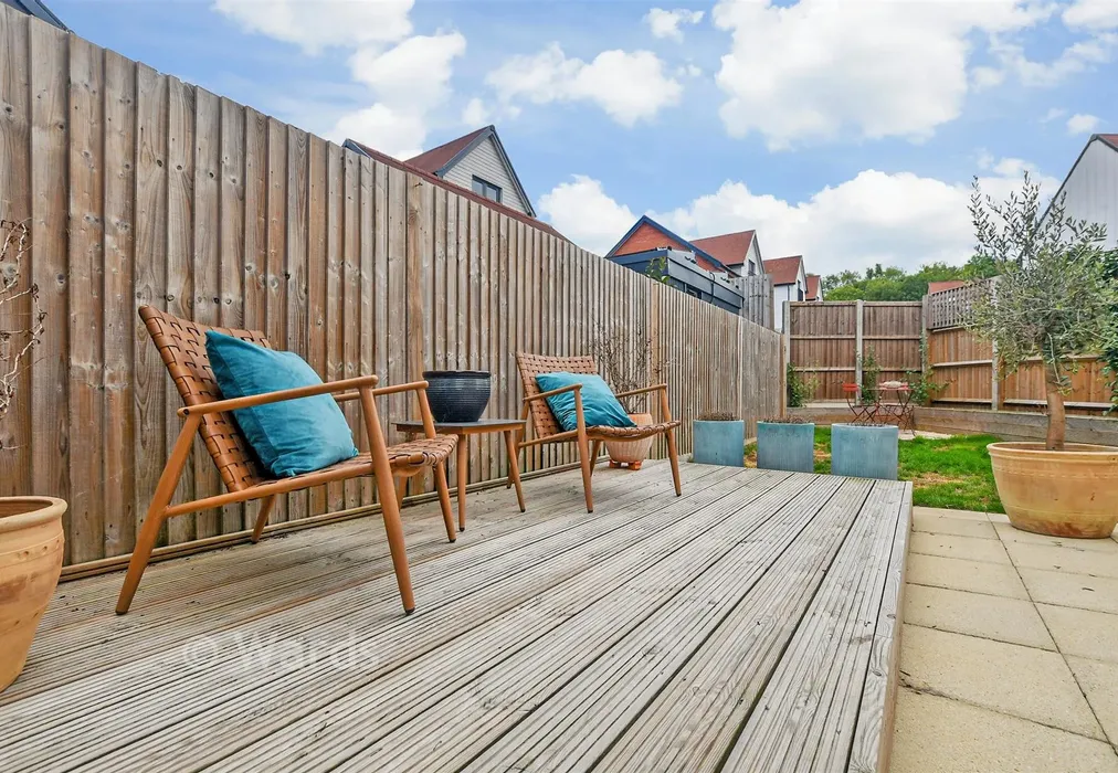 Patio / Decking - Woodland Rise, Chilmington Green, Kent - Wards of Kent