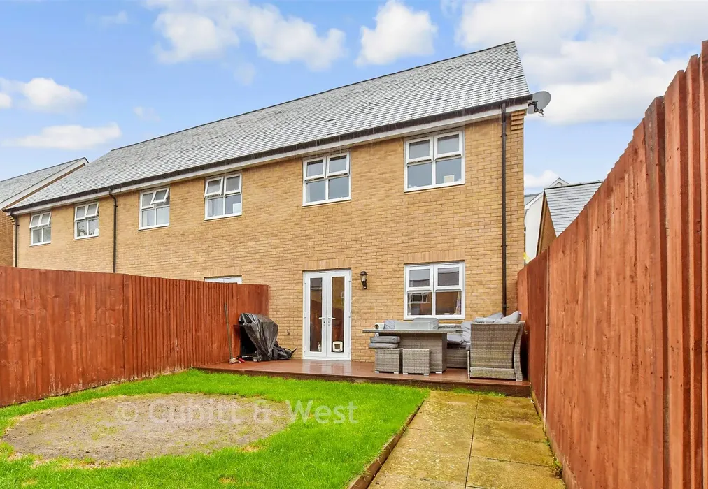 Rear Elevation - Olive Close, Horsham, West Sussex - Wards of Kent