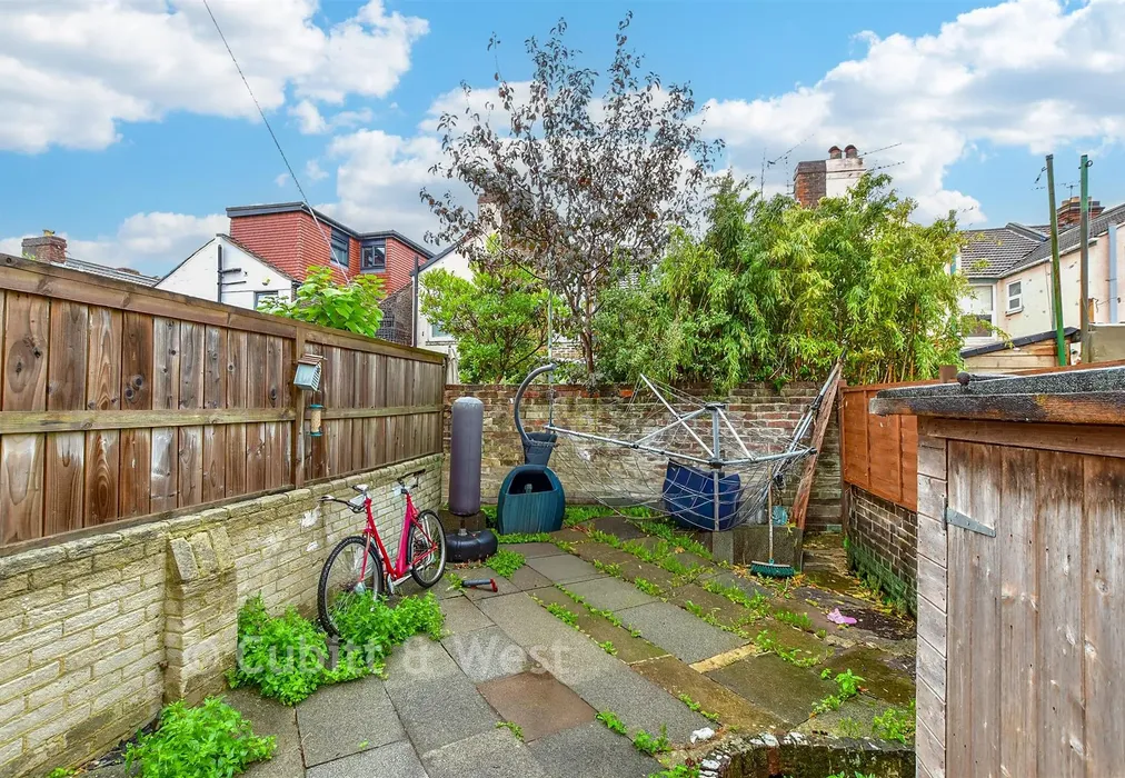 Rear Garden - Jubilee Road, Southsea, Hampshire - Wards of Kent