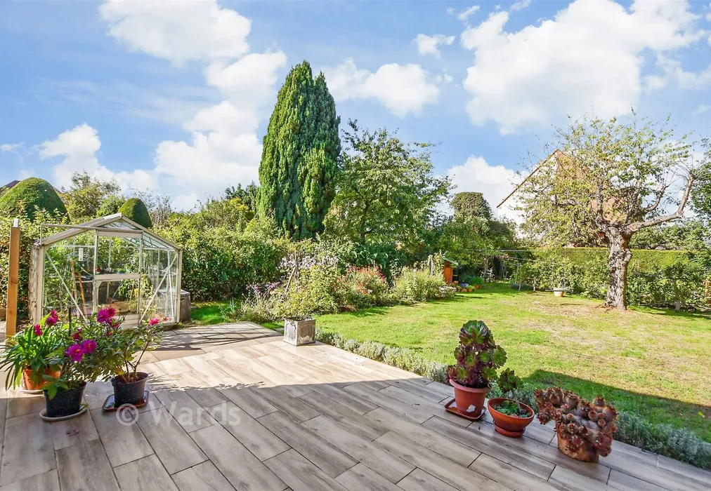 Rear Garden - Loose Road, Loose, Maidstone, Kent - Wards of Kent