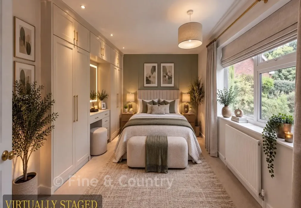 Bed 2 Virtually Staged - Birling Road, Tunbridge Wells, Kent - Wards of Kent