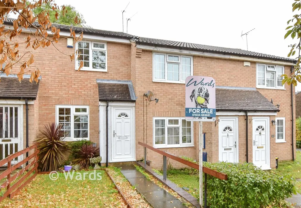 Front Elevation (Brochure) - Gatcombe Close, Walderslade, Chatham, Kent - Wards of Kent