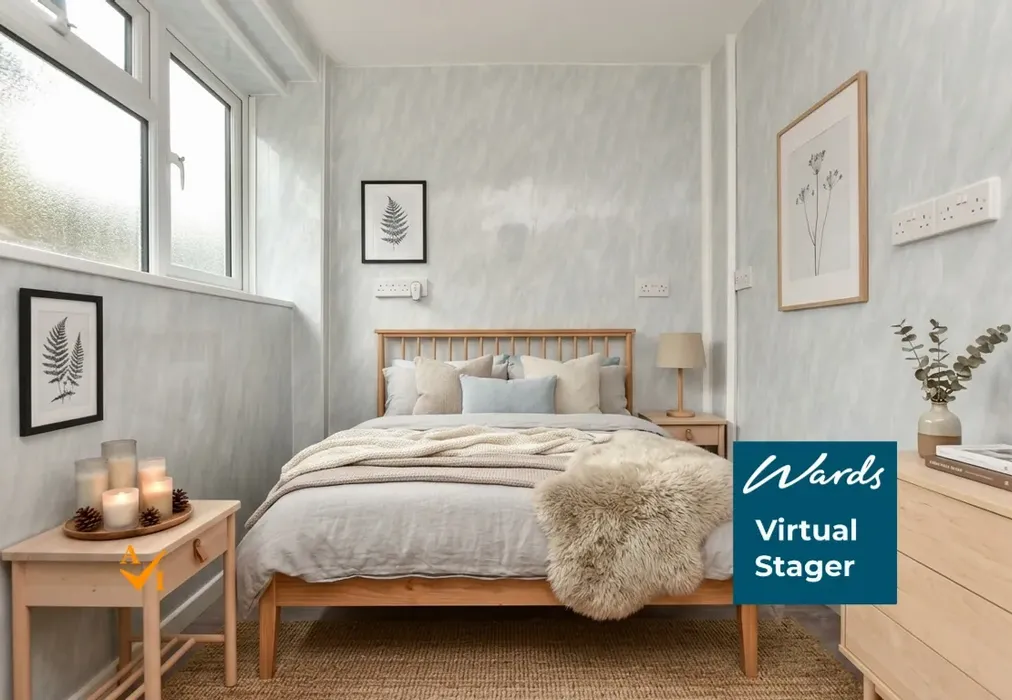Bedroom 3 (Nordic style) - Curlinge Court, Ramsgate, Kent - Wards of Kent