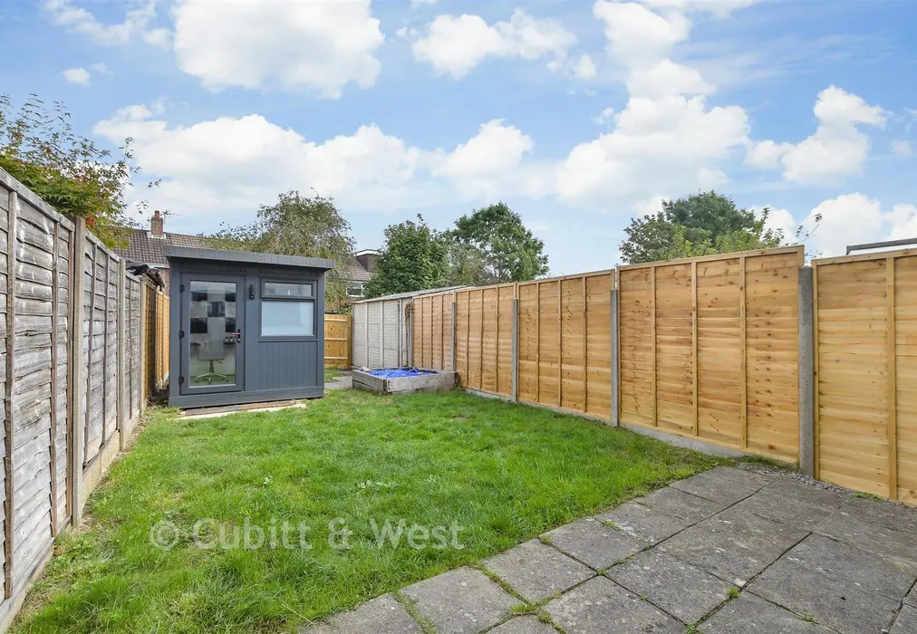 Rear Garden - Woodleigh Road, Burgess Hill, West Sussex - Wards of Kent