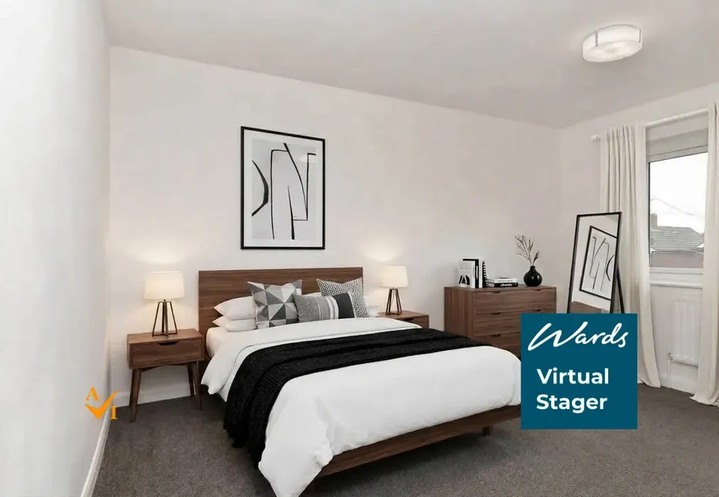 Bedroom 2 (Modern style) - Walderslade Road, Walderslade, Chatham, Kent - Wards of Kent