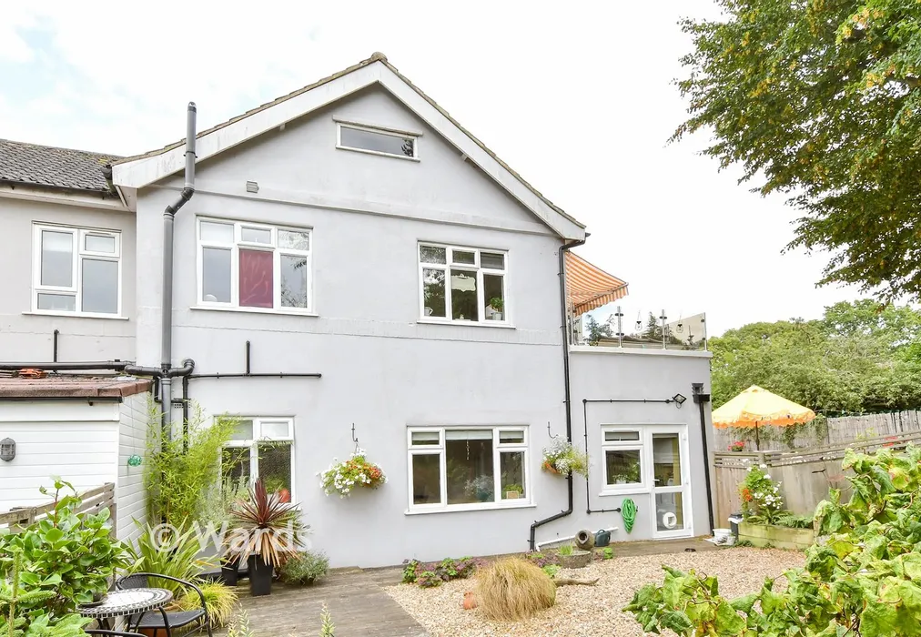 Rear Elevation - Tunbury Avenue, Walderslade, Chatham, Kent - Wards of Kent