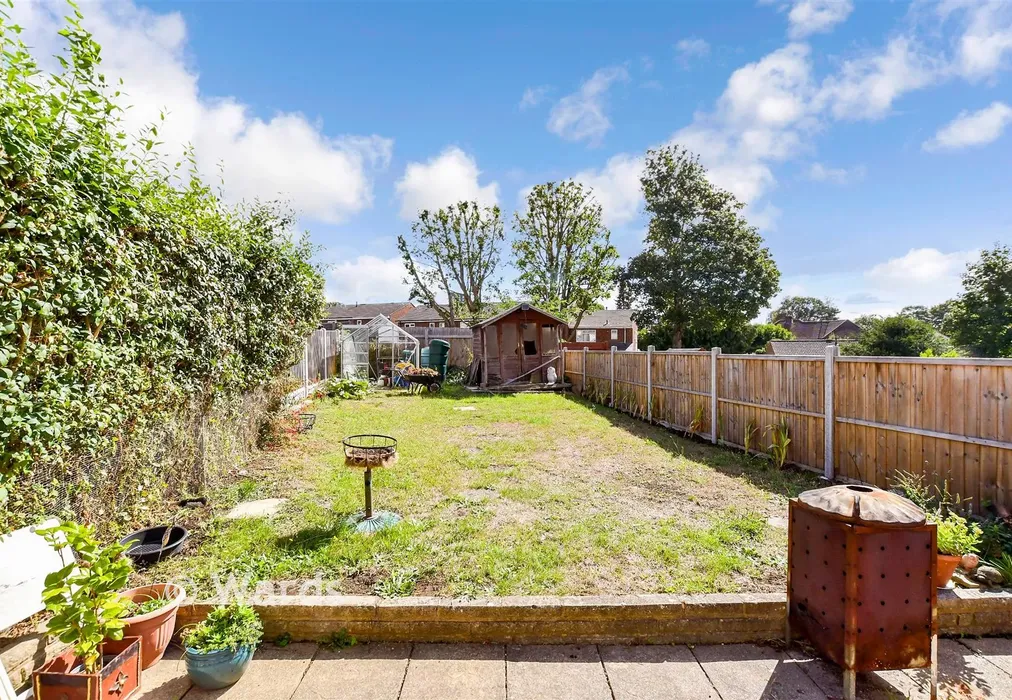 Rear Garden - Calder Road, Maidstone, Kent - Wards of Kent