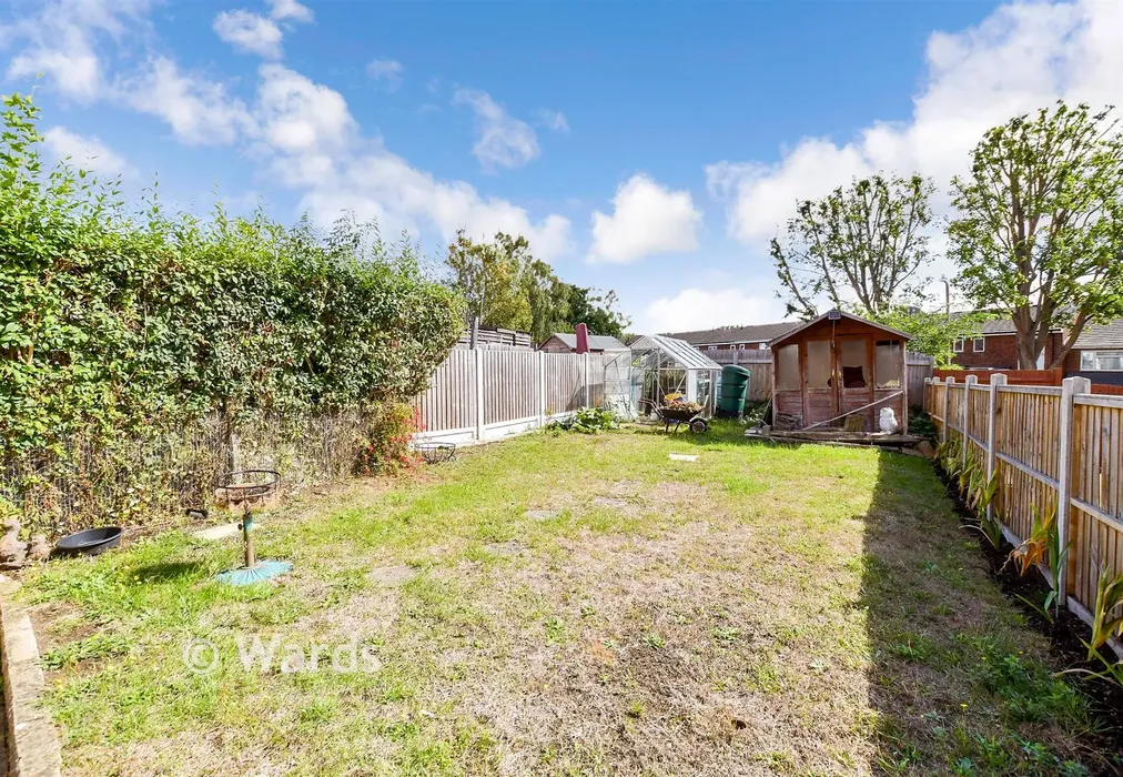Rear Garden - Calder Road, Maidstone, Kent - Wards of Kent