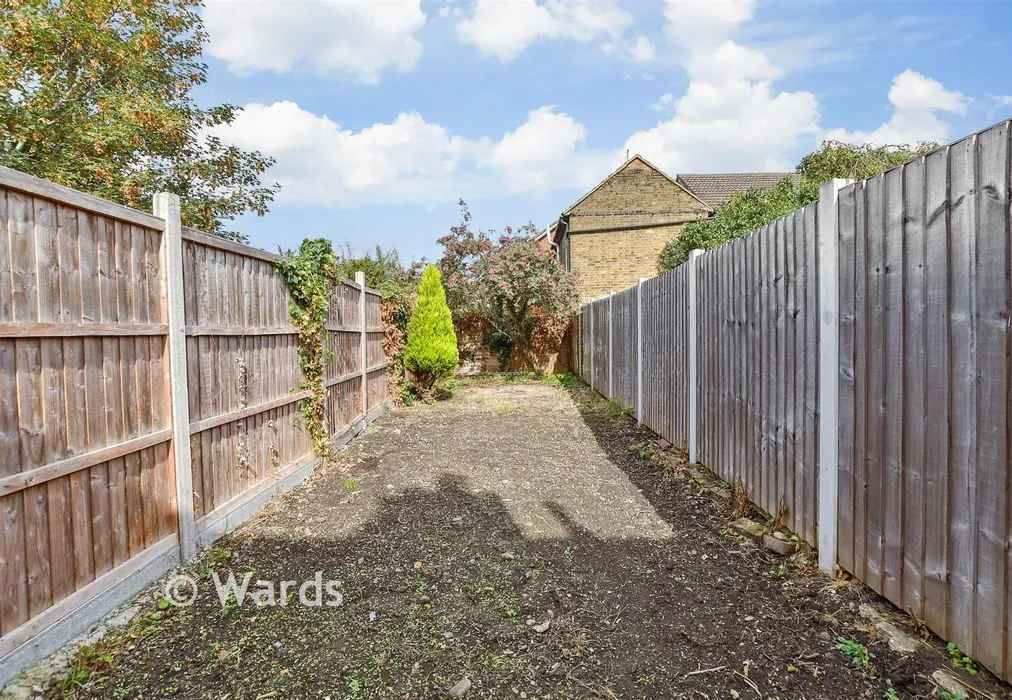 Rear Garden - Perryfield Street, Maidstone, Kent - Wards of Kent