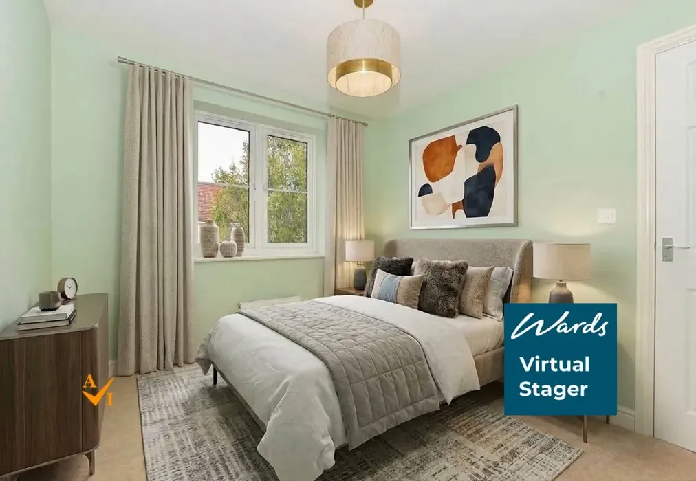 Bedroom 2 (Contemporary style) - Finn Farm Road, Ashford, Kent - Wards of Kent