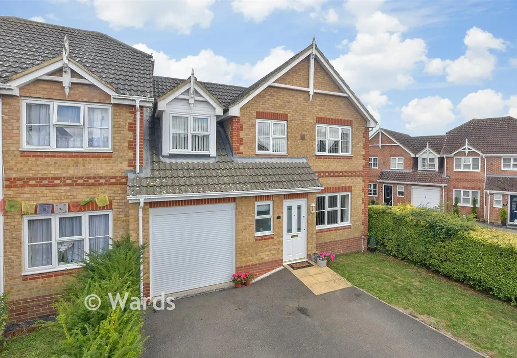Front Elevation (Web) - Robert Brundett Close, Kennington, Kent - Wards of Kent