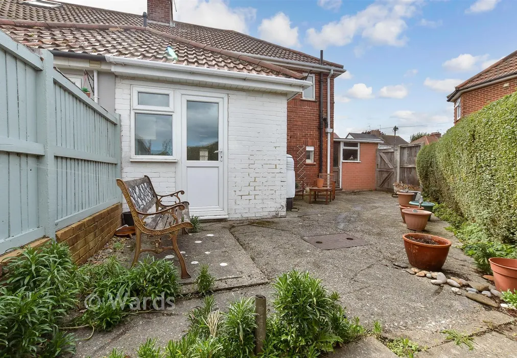 Rear Elevation - Redsull Avenue, Deal, Kent - Wards of Kent