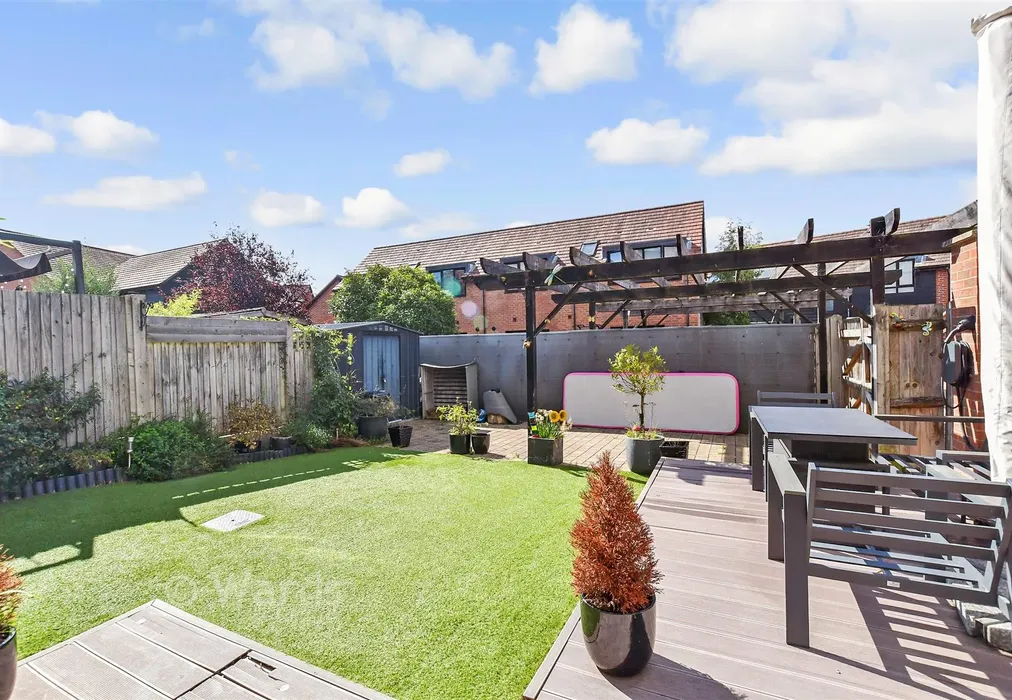 Rear Garden - Hawley Drive, Leybourne, Kent - Wards of Kent
