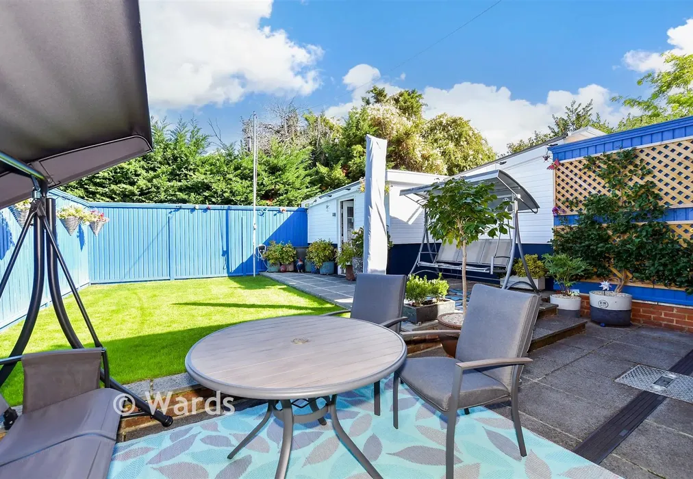 Rear Garden - Plover Road, Birds Estate, Larkfield, Kent - Wards of Kent