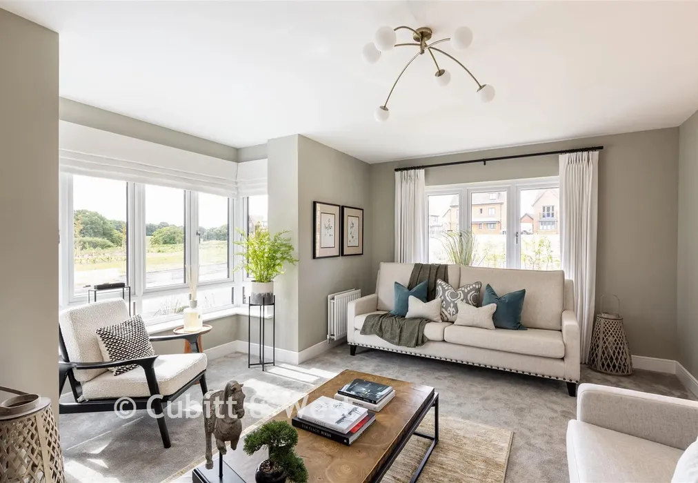 Living Room - Buttercup Way, Temple Gate, Burgess Hill, West Sussex - Wards of Kent