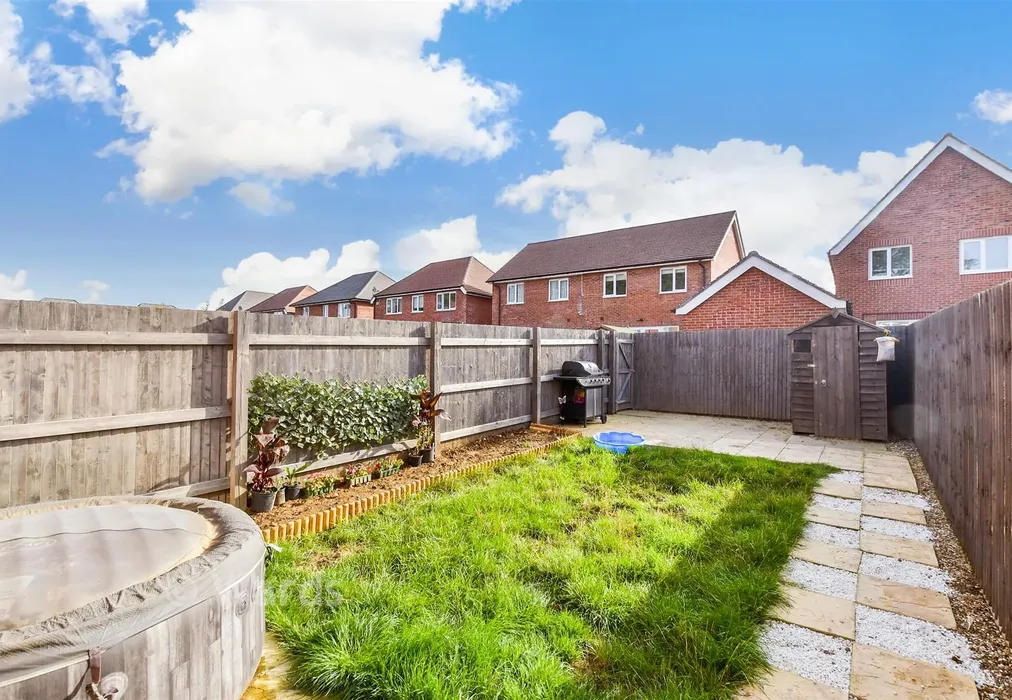 Rear Garden - Alliance Terrace, Maidstone, Kent - Wards of Kent