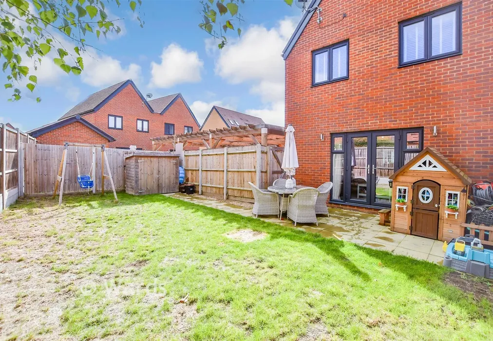 Rear Garden - Ruby Close, Maidstone, Kent - Wards of Kent