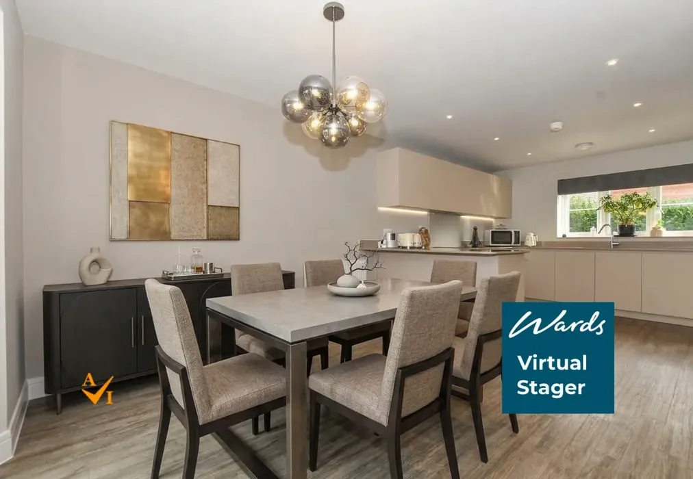 Kitchen/Diner (Contemporary style) - The Wickets, Marden, Kent - Wards of Kent