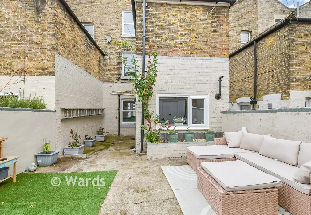 Rear Garden - Oxford Street, Margate, Kent - Wards of Kent