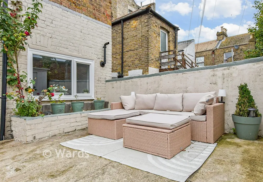 Rear Garden - Oxford Street, Margate, Kent - Wards of Kent