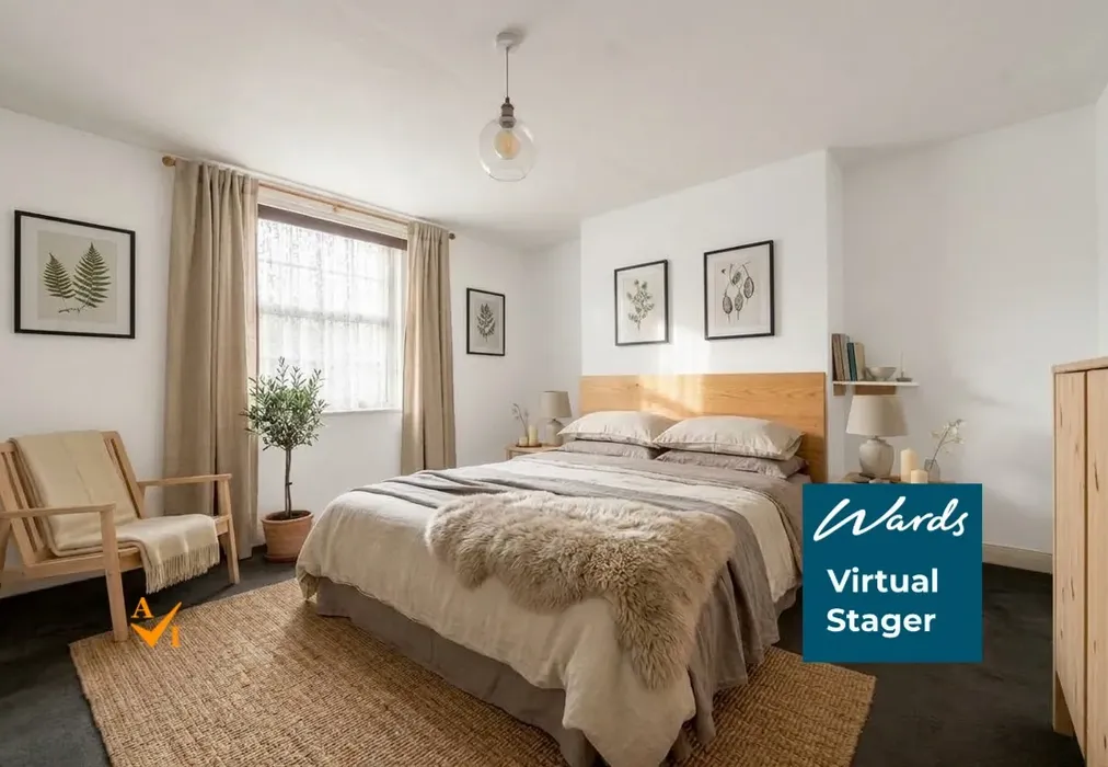 Bedroom 1 (Nordic style) - Trinity Square, Margate, Kent - Wards of Kent