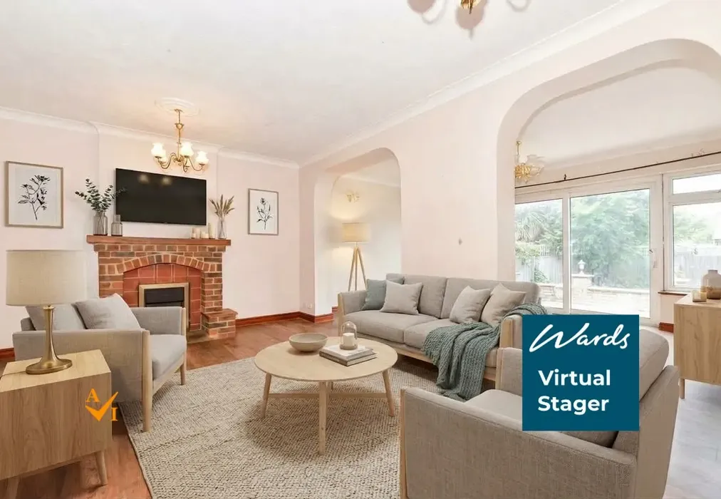 Lounge (Nordic style) - Brockenhurst Avenue, Maidstone, Kent - Wards of Kent