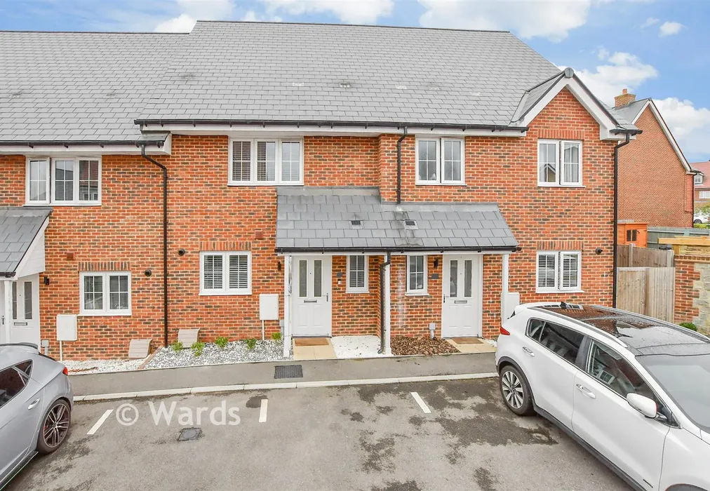 Front Elevation (Brochure) - Honeysuckle Way, Coxheath, Maidstone, Kent - Wards of Kent
