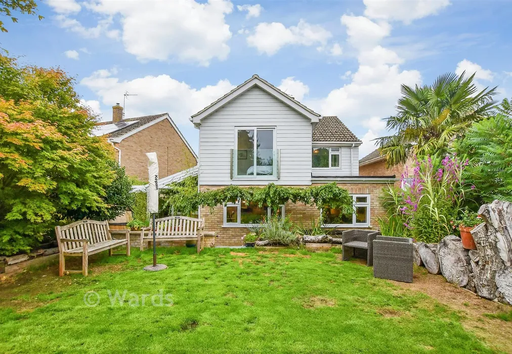 Rear Elevation - Haste Hill Close, Boughton Monchelsea, Kent - Wards of Kent