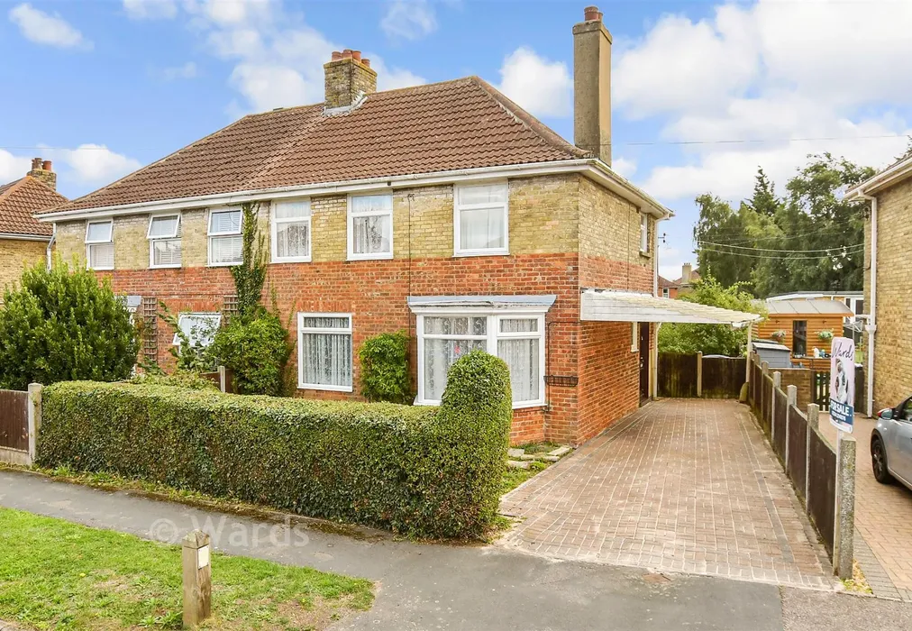 External Front Web... - St. John's Road, Elvington, Dover, Kent - Wards of Kent